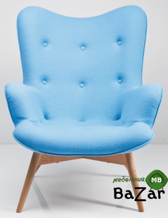 Дизайнерское кресло Крылья Ангела (Angels Wings) голубое