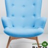 Дизайнерское кресло Крылья Ангела (Angels Wings) голубое