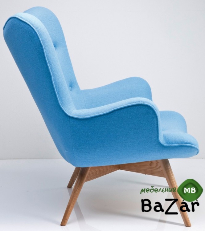 Дизайнерское кресло Крылья Ангела (Angels Wings) голубое