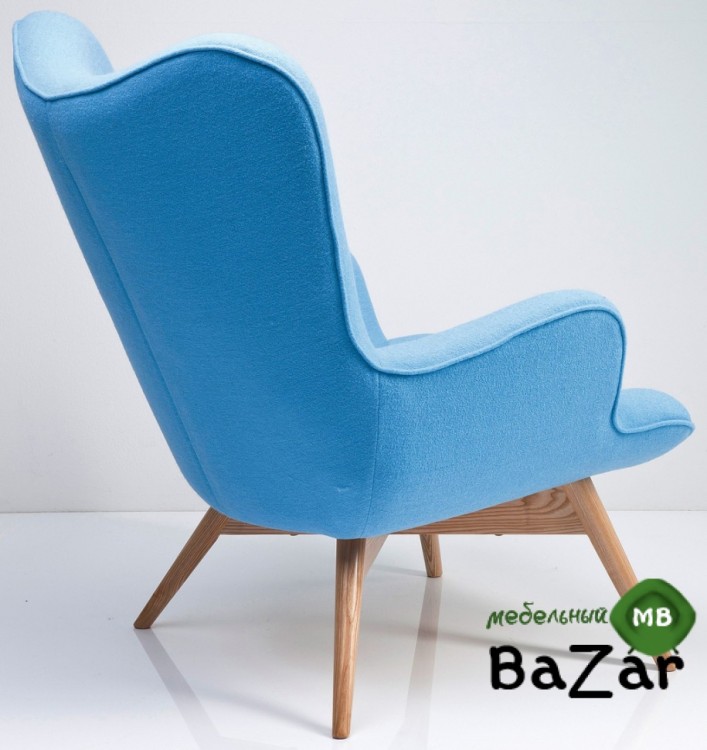 Дизайнерское кресло Крылья Ангела (Angels Wings) голубое