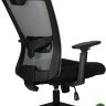 Офисное кресло для персонала NIXON (чёрный, серая сетка)