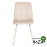 Стул CHILLY (mod. 7094-1) вельвет/металл beige (бежевый) HLR2 / белый