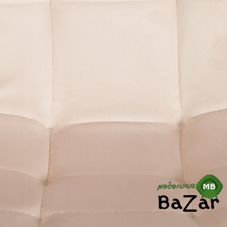 Стул CHILLY (mod. 7094-1) вельвет/металл beige (бежевый) HLR2 / белый