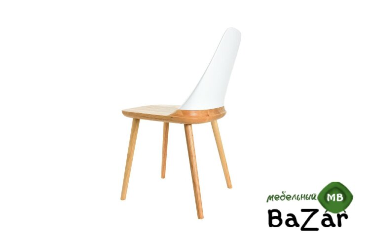 Стул DС-S123 белый/дерево