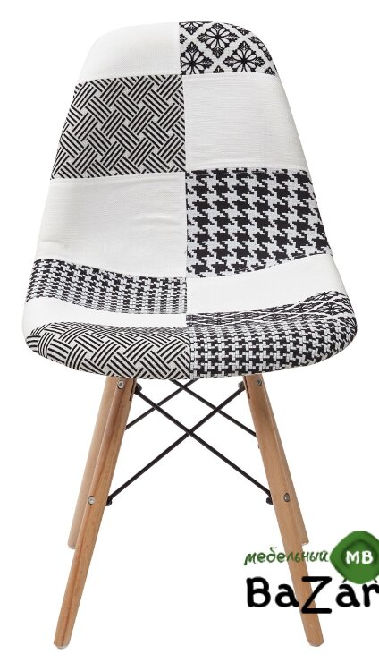 Стул MODERN-623C PATCHWORK-BW, ткань