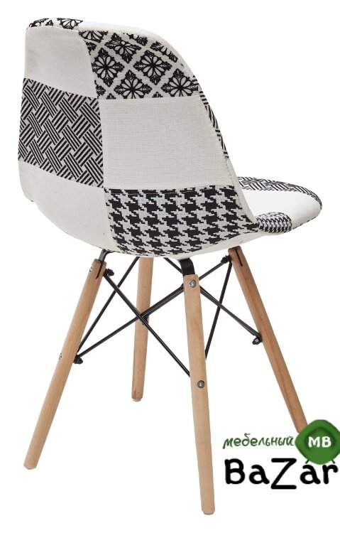 Стул MODERN-623C PATCHWORK-BW, ткань