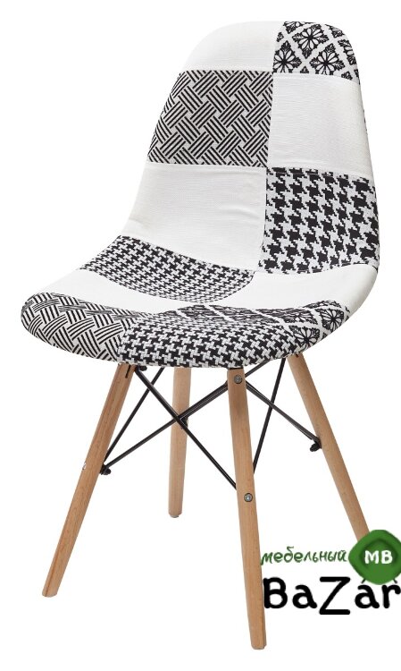 Стул MODERN-623C PATCHWORK-BW, ткань