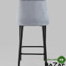 Стул барный ДИЕГО велюр серый