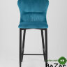 Стул полубарный Лилиан велюр темно-бирюзовый