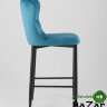 Стул полубарный Лилиан велюр темно-бирюзовый