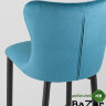Стул полубарный Лилиан велюр темно-бирюзовый