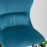 Стул полубарный Лилиан велюр темно-бирюзовый