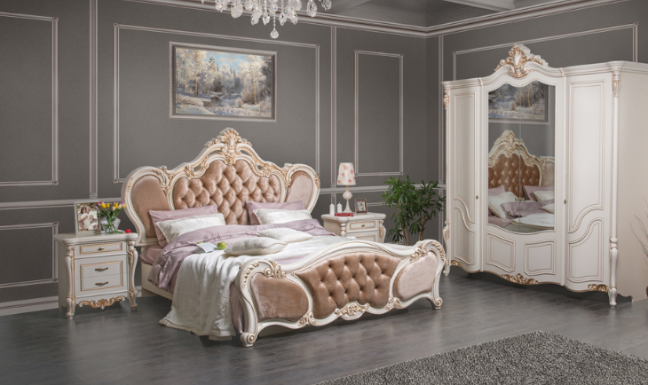 Спальня Беатрис беж 6-ти  дв