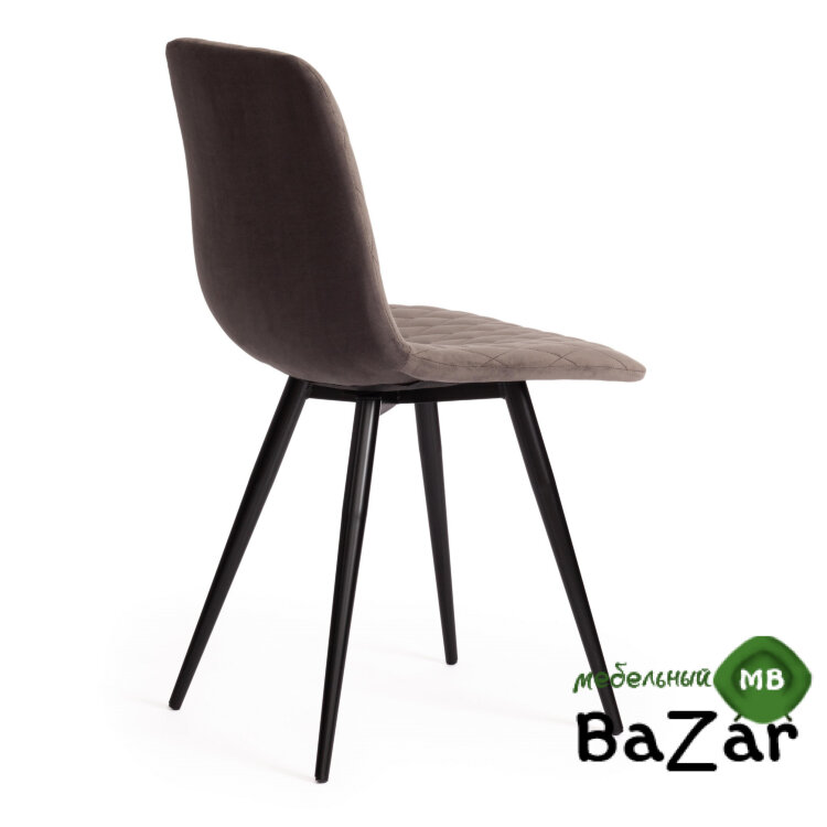 Стул CHILLY X (mod. 7096-1) темно-серый barkhat 14/черный Стул CHILLY X (mod. 7096-1) темно-серый barkhat 14/черный