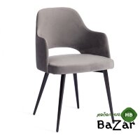 Кресло VALKYRIA 2 (mod. 718) серый barkhat 26/черный