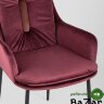 Кресло Саманта велюр бордовый