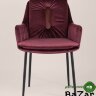 Кресло Саманта велюр бордовый