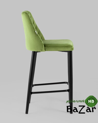 Стул барный Диего велюр травяной