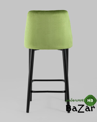 Стул барный Диего велюр травяной