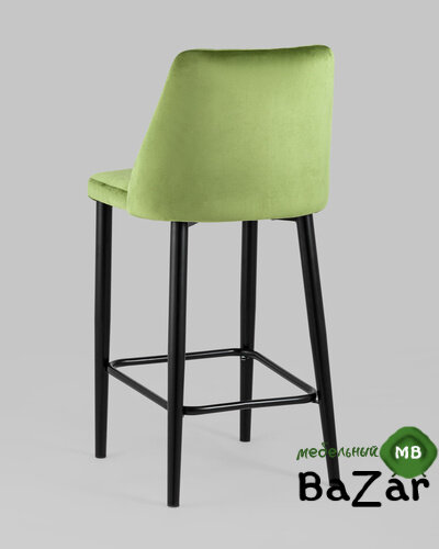 Стул барный Диего велюр травяной