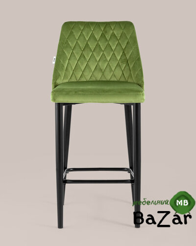 Стул барный Диего велюр травяной