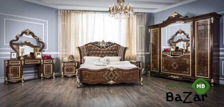 Спальня Оливия корень дуба глянец