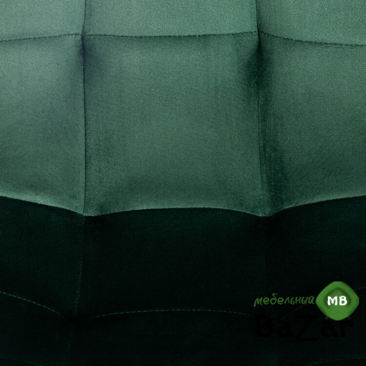 Стул CHILLY (mod. 7094-1) вельвет/металл dark green (темно-зеленый) HLR57 / натуральный