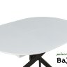 Стол B2303-1 белый лак/черный