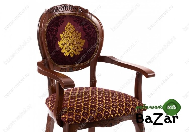Кресло Adriano 2 вишня с патиной