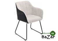Стул Stef light grey / black