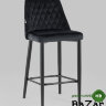 Стул барный Диего велюр черный