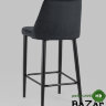 Стул барный Диего велюр черный