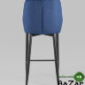 Стул полубарный Лоренс велюр синий