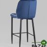 Стул полубарный Лоренс велюр синий