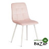 Стул CHILLY (mod. 7094-1) вельвет/металл pink (розовый) HLR39 / белый