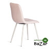 Стул CHILLY (mod. 7094-1) вельвет/металл pink (розовый) HLR39 / белый