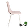Стул CHILLY (mod. 7094-1) вельвет/металл pink (розовый) HLR39 / белый