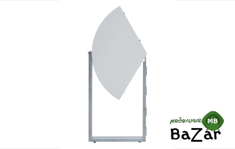 Стол B2389 D90  белый