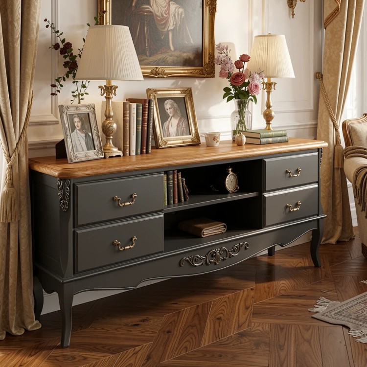Тумба ТВ широкая W305BL Тумба ТВ широкая W305BL