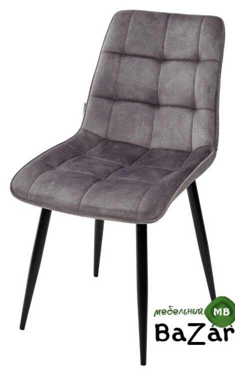 Стул CHIC PK6015-02 (VBP202) античный темно-серый, велюр