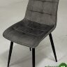 Стул CHIC PK6015-02 (VBP202) античный темно-серый, велюр