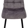 Стул CHIC PK6015-02 (VBP202) античный темно-серый, велюр