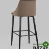 Стул барный Коби велюр коричневый
