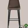 Стул барный Коби велюр коричневый
