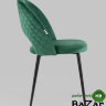 Стул Меган велюр с ромбами зеленый Стул Меган велюр с ромбами зеленый