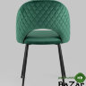 Стул Меган велюр с ромбами зеленый Стул Меган велюр с ромбами зеленый