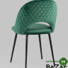 Стул Меган велюр с ромбами зеленый Стул Меган велюр с ромбами зеленый