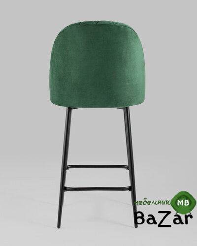 Стул полубарный Марсель велюр зеленый Стул полубарный Марсель велюр зеленый