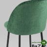 Стул полубарный Марсель велюр зеленый Стул полубарный Марсель велюр зеленый