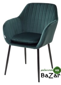 Стул ALABAMA BLUVEL-78 GREEN, велюр